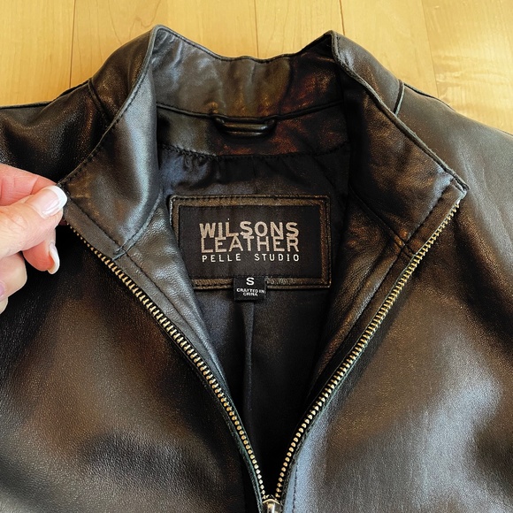 Women’s Updated Contemporary Leather Moto Jacket - Picture 2 of 4